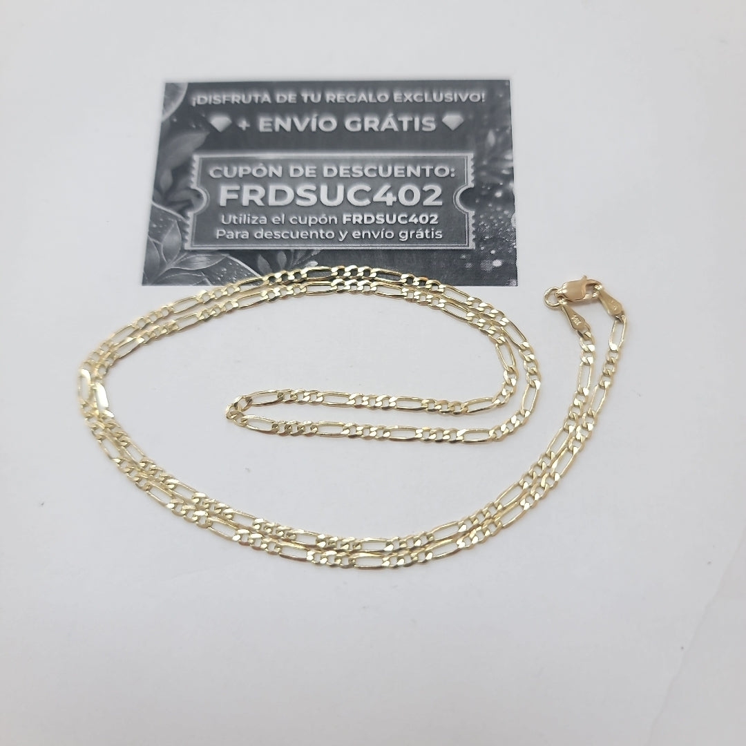 CADENA 3X1 14K 55 CM 4.9 GR (NUEVO)