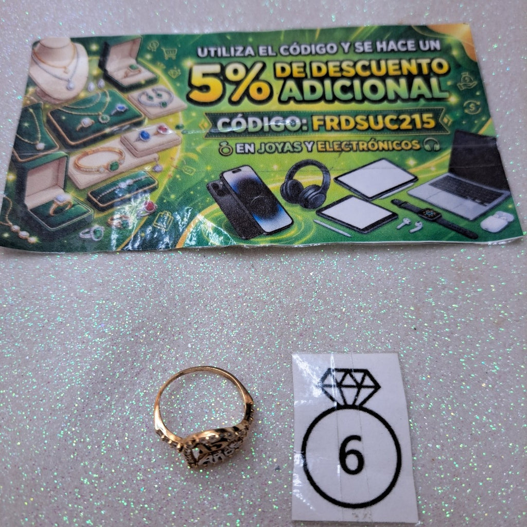 ANILLITO ORO 14 K 2.3 GRMS (SEMINUEVO)