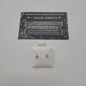 BROQUELES BROQUEL C CIRCONIA 14K 0.1501 GR (NUEVO)