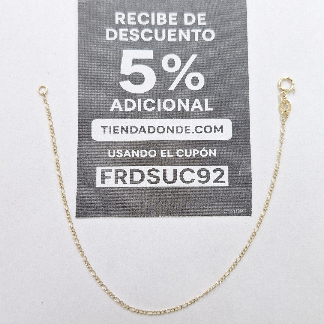 PULSERA 3X1 14K 18 CM 0.6 GR (NUEVO)