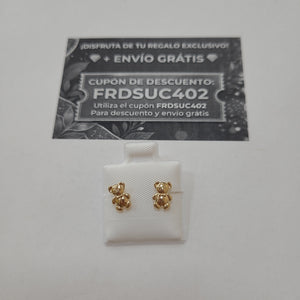 BROQUELES BROQUEL FIG OSO 14K 0.2592 GR (NUEVO)