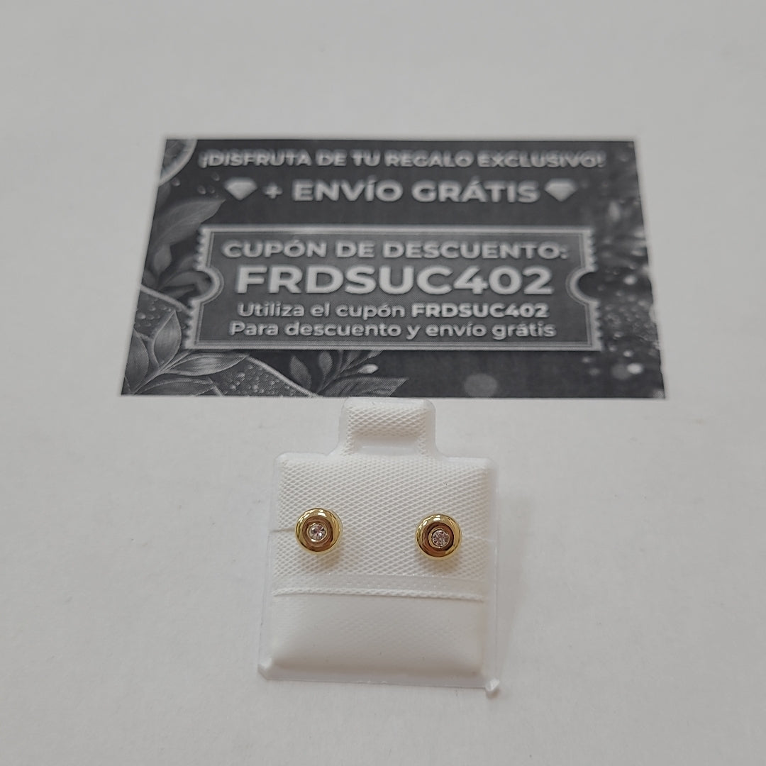 BROQUELES BROQUEL C CIRCONIA 14K 0.27 GR (NUEVO)