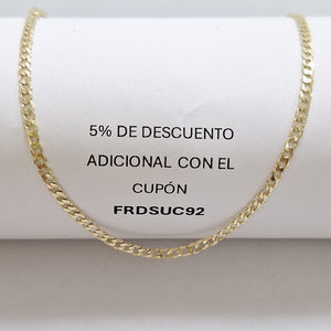 PULSERA BARBADA 14K 21 CM 2.3 GR (NUEVO)