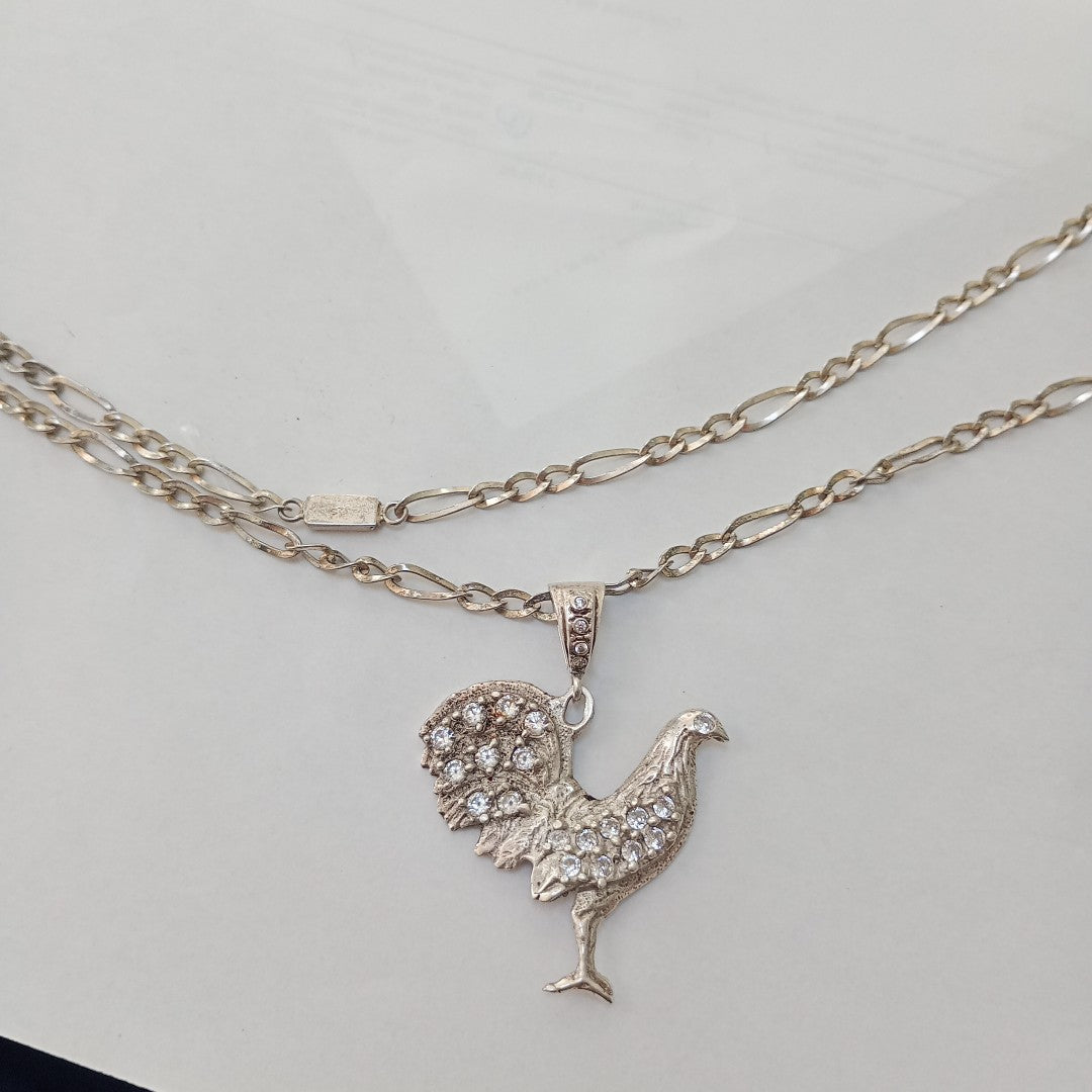 CADENA, DIJE PLATA 24.8 GRMS (SEMINUEVO)