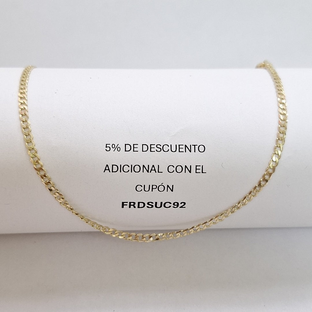 PULSERA BARBADA 14K 21 CM 2.3 GR (NUEVO)