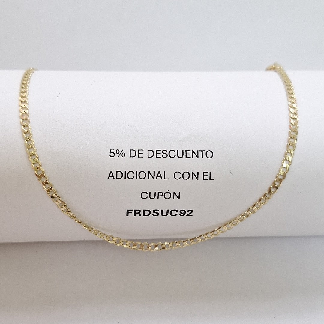 PULSERA BARBADA 14K 21 CM 2.3 GR (NUEVO)