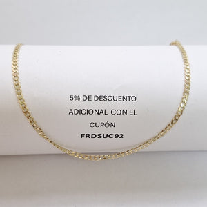 PULSERA BARBADA 14K 21 CM 2.3 GR (NUEVO)