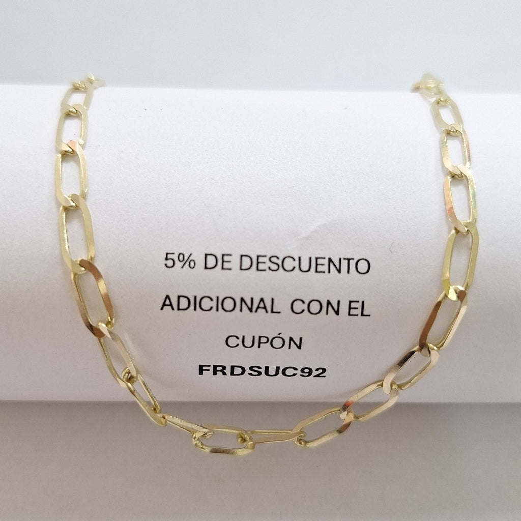 PULSERA ESLABON 14K 21 CM 4.1 GR (NUEVO)
