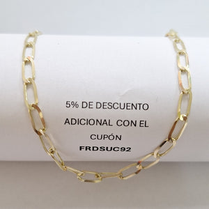 PULSERA ESLABON 14K 21 CM 4.1 GR (NUEVO)