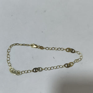 PULSERA ESPECIAL 14K 21 CM 1.9 GR (NUEVO)