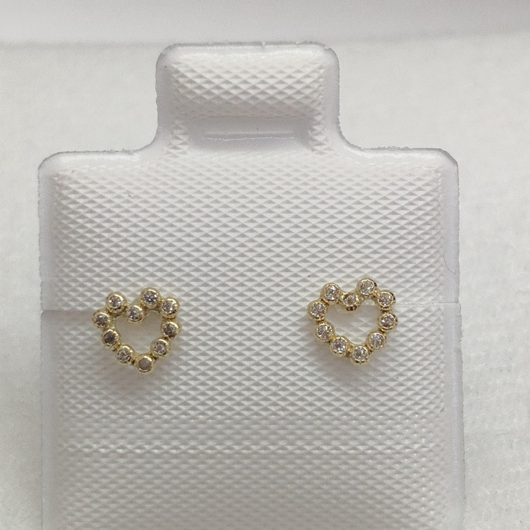 BROQUELES BROQUEL FIG CORAZON 14K 0.23 GR (NUEVO)