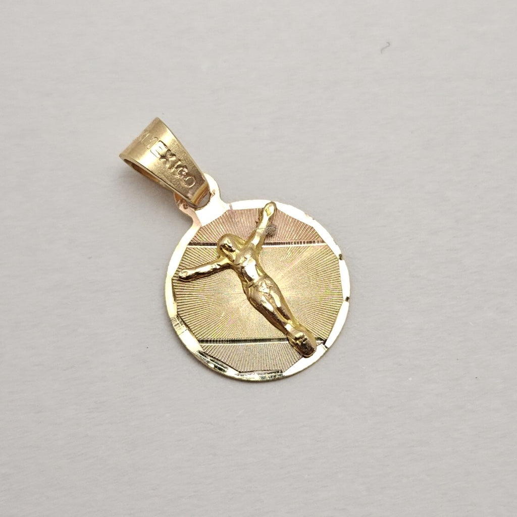 MEDALLA RELIGIOSA ORO COMBINADO 14 K 1,00 GRMS (SEMINUEVO)