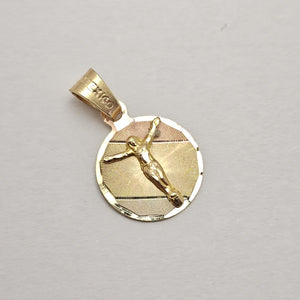 MEDALLA RELIGIOSA ORO COMBINADO 14 K 1,00 GRMS (SEMINUEVO)