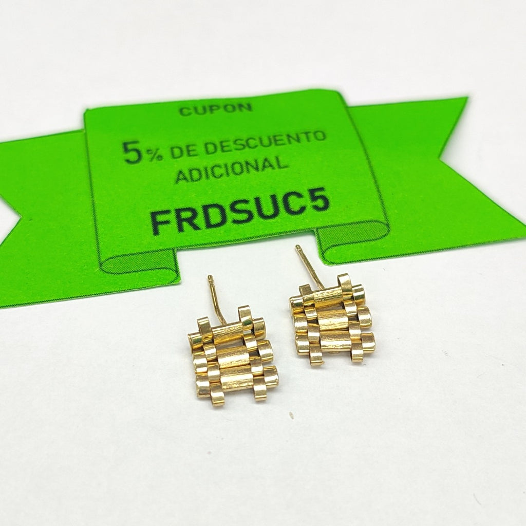 ARETES PAR ORO 14 K 1.8 GRMS (SEMINUEVO)