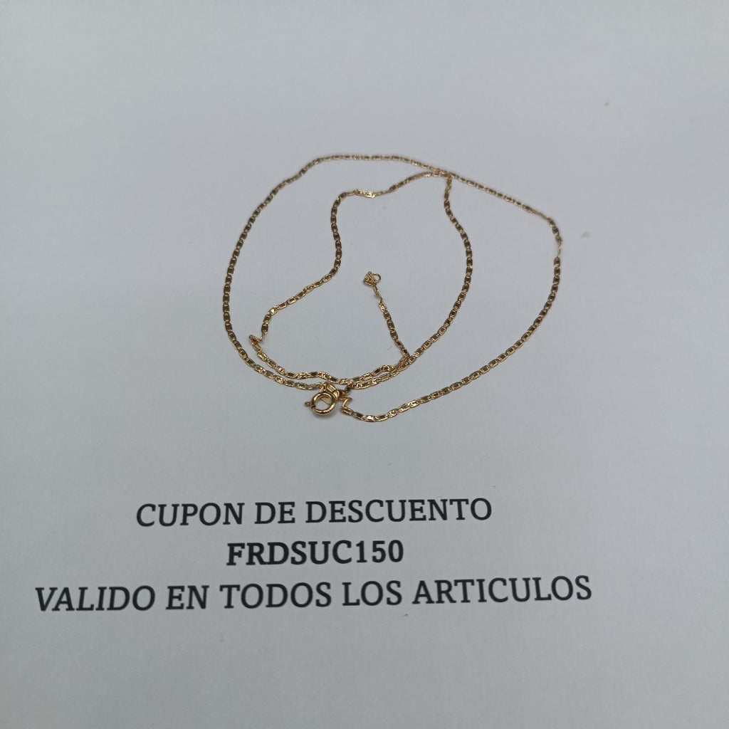 CADENA ORO 10 K 0.6 GRMS (SEMINUEVO)