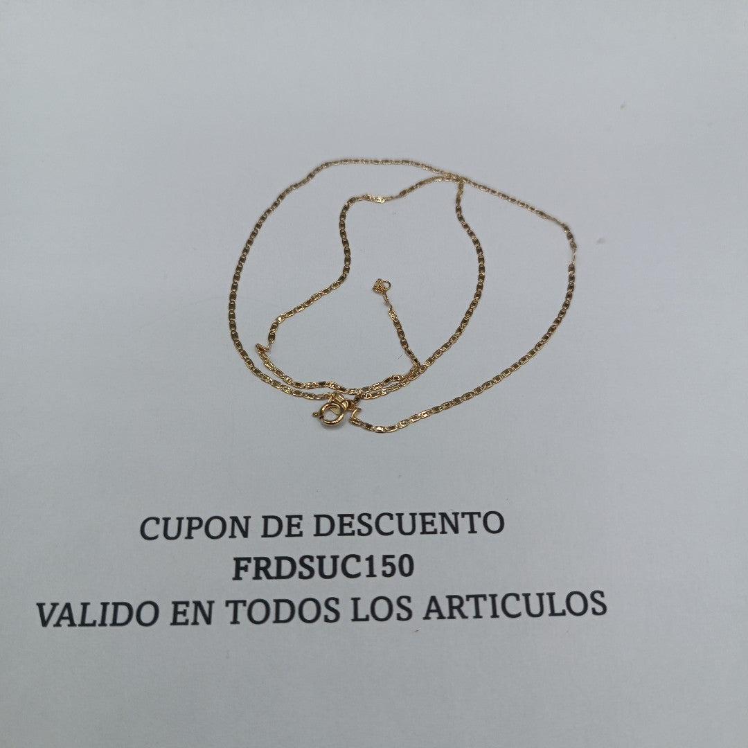 CADENA ORO 10 K 0.6 GRMS (SEMINUEVO)