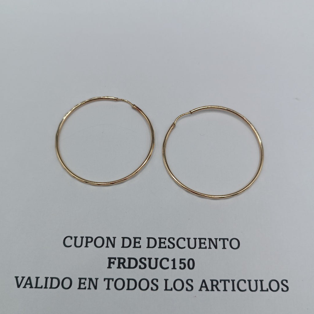 ARRACADAS PAR ORO 10 K 2,00 GRMS (SEMINUEVO)