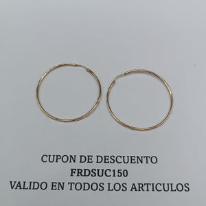 ARRACADAS PAR ORO 10 K 2,00 GRMS (SEMINUEVO)