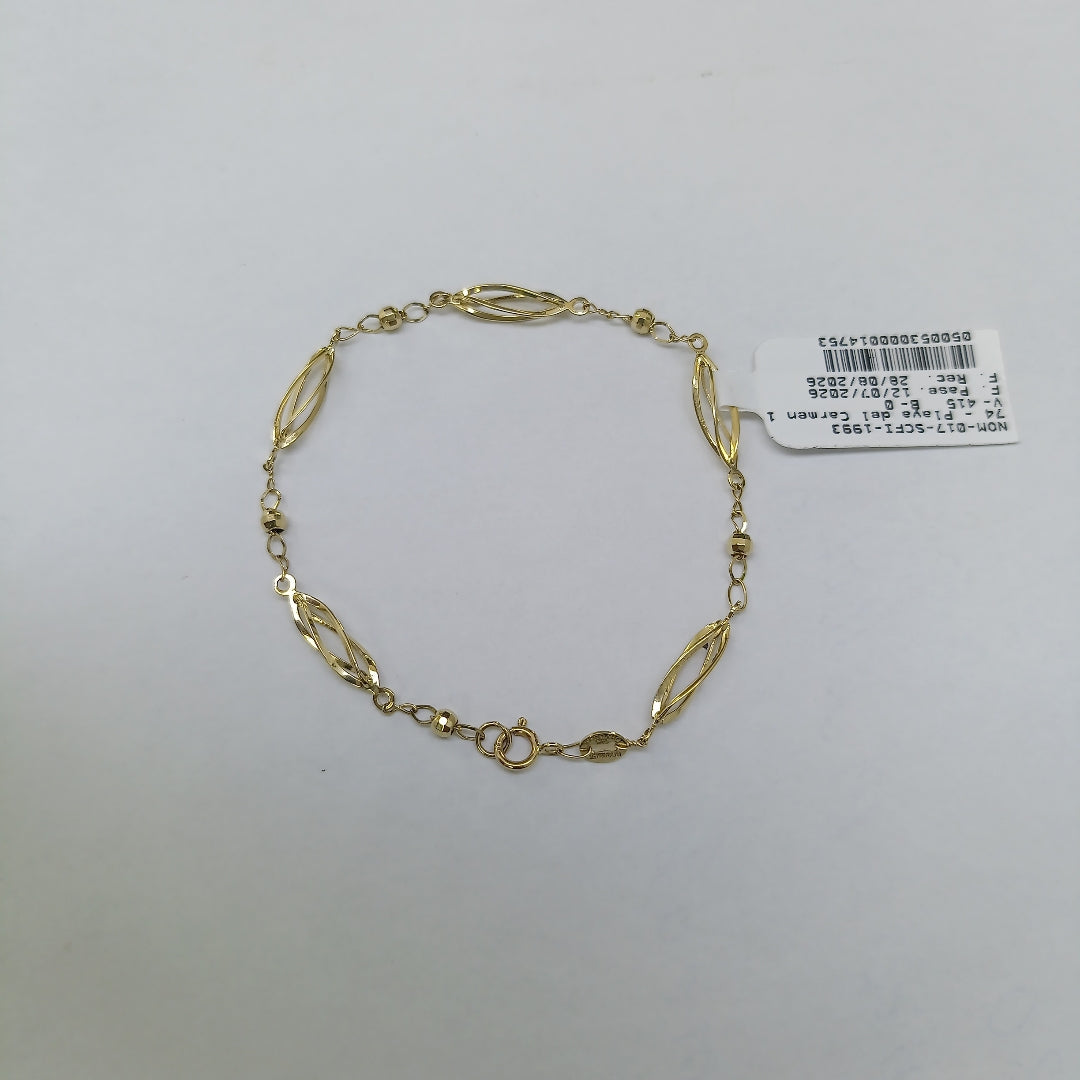 PULSERA ESPECIAL 14K 18 CM 2.1 GR (NUEVO)