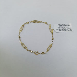 PULSERA ESPECIAL 14K 18 CM 2.1 GR (NUEVO)