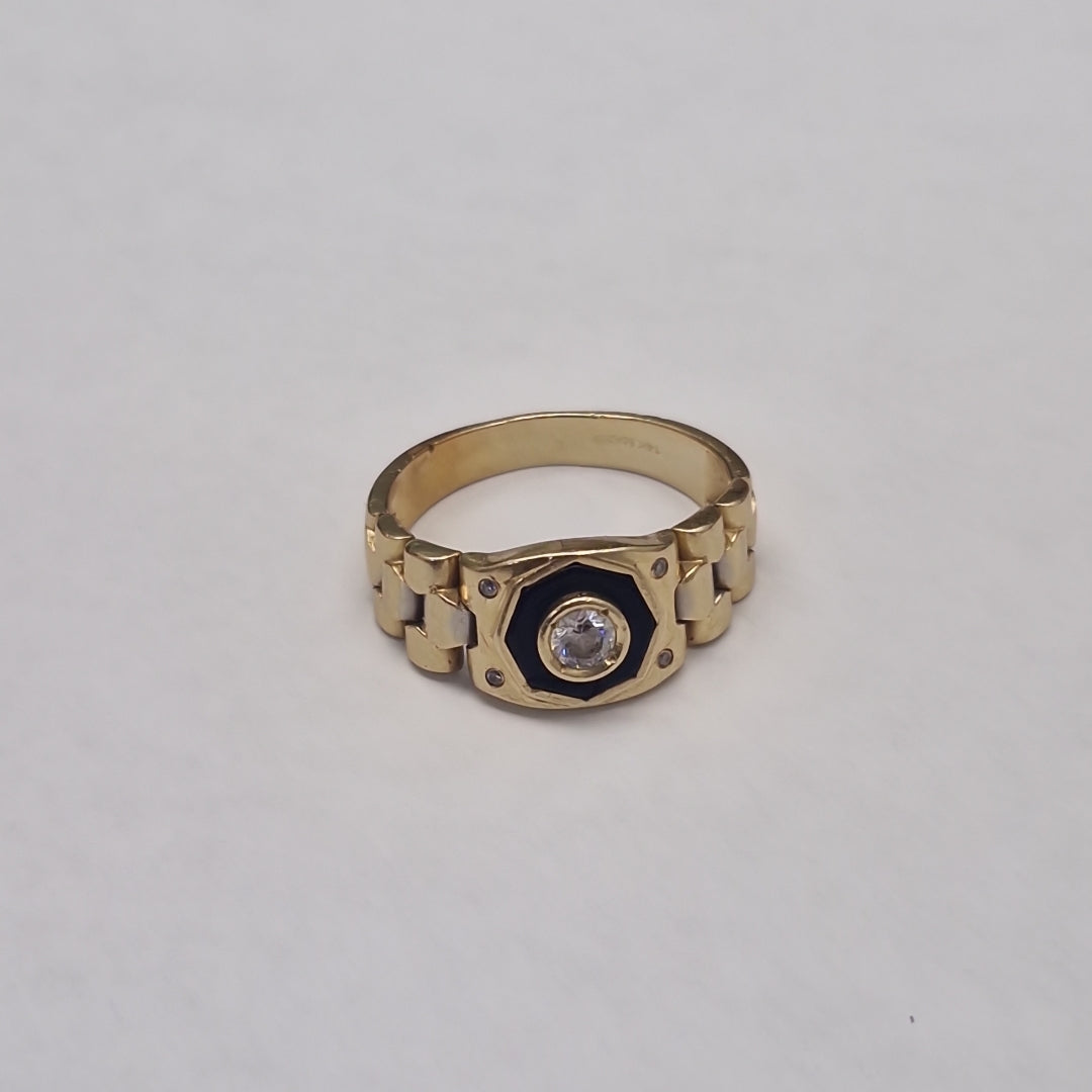 ANILLO ORO 14 K 6,70 GRMS (SEMINUEVO)