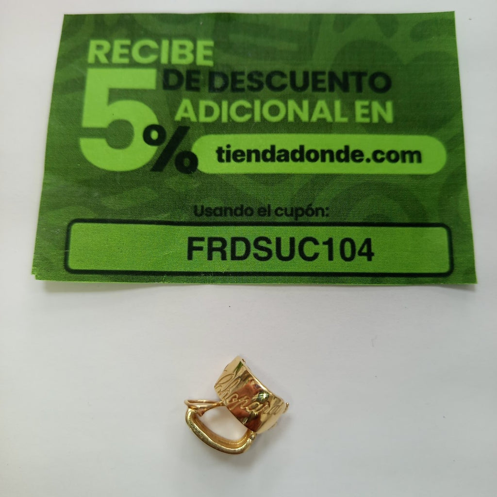ARETES PAR ORO 14 K 6,00 GRMS (SEMINUEVO)