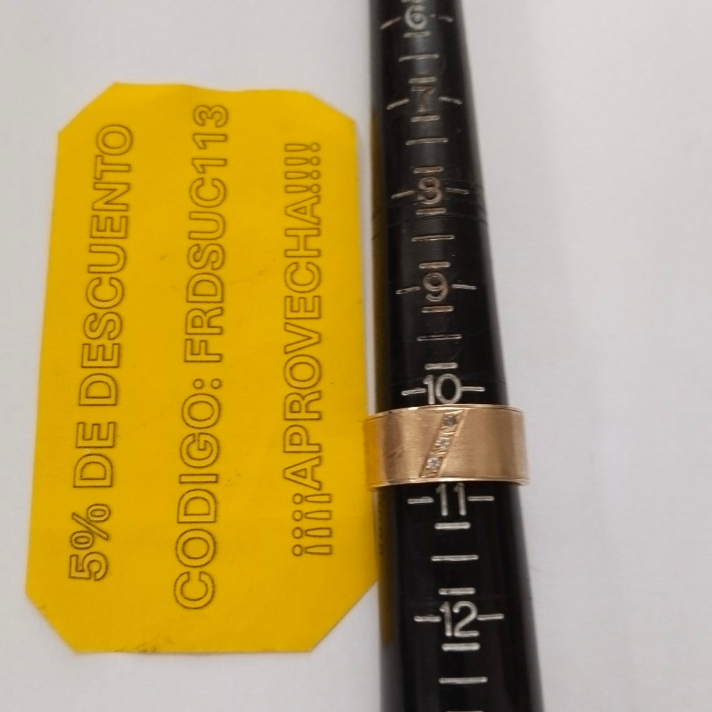 ARGOLLA ORO 14 K 12.4 GRMS (SEMINUEVO)