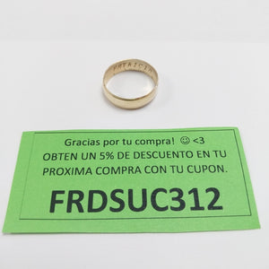ARGOLLA ORO 14 K 1,70 GRMS (SEMINUEVO)