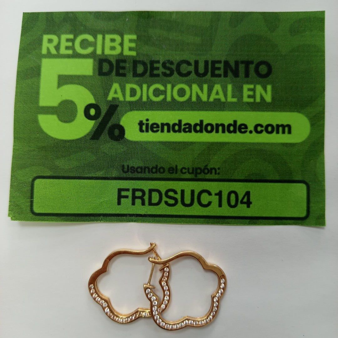 ARRACADAS PAR ORO 14 K 7,90 GRMS (SEMINUEVO)