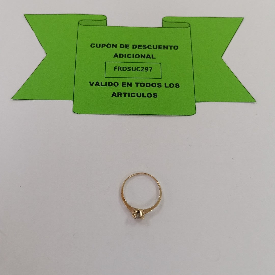SOLITARIO ORO 10 K 0.9 GRMS (SEMINUEVO)