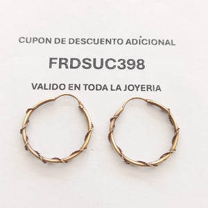ARRACADAS PAR ORO 10 K 1.9 GRMS (SEMINUEVO)