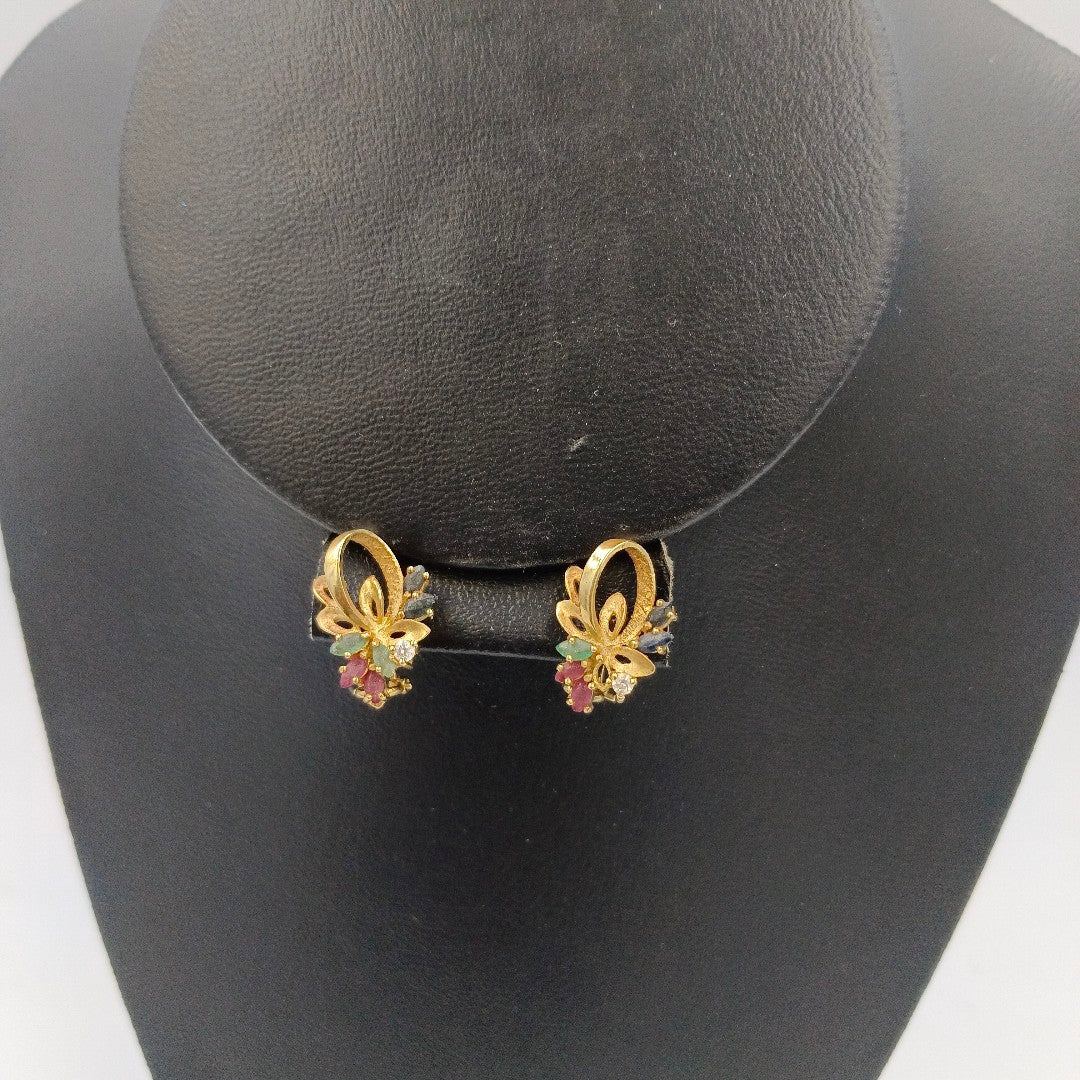 ARETES PAR ORO 14 K 4.2 GRMS (SEMINUEVO)