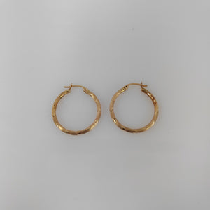 ARRACADAS PAR ORO 14 K 2.6 GRMS (SEMINUEVO)