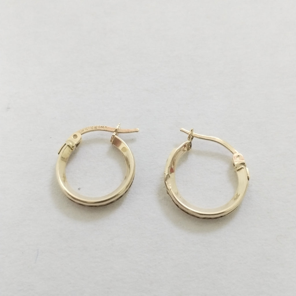 ARRACADAS PAR ORO 14 K 1,20 GRMS (SEMINUEVO)