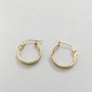 ARRACADAS PAR ORO 14 K 1,20 GRMS (SEMINUEVO)