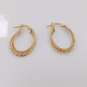 ARETES PAR ORO 10 K 1,40 GRMS (SEMINUEVO)