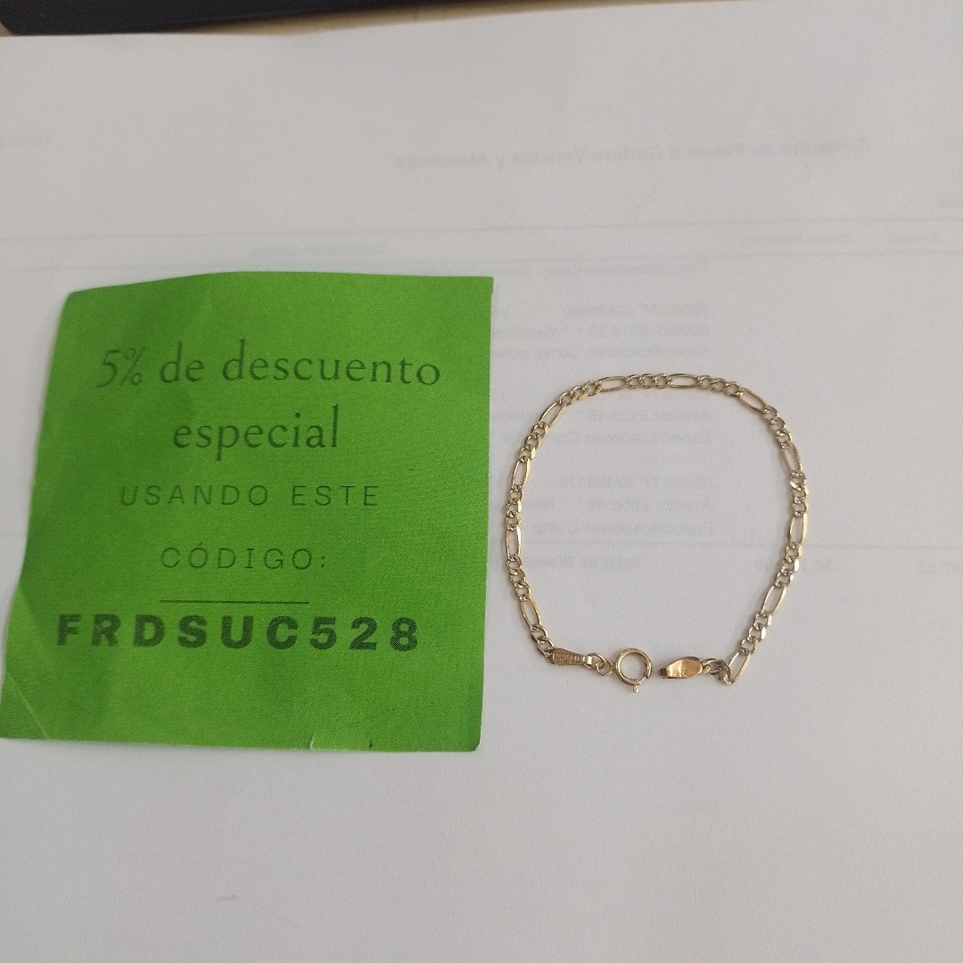 PULSERA ORO 14 K 1.5 GRMS (SEMINUEVO)