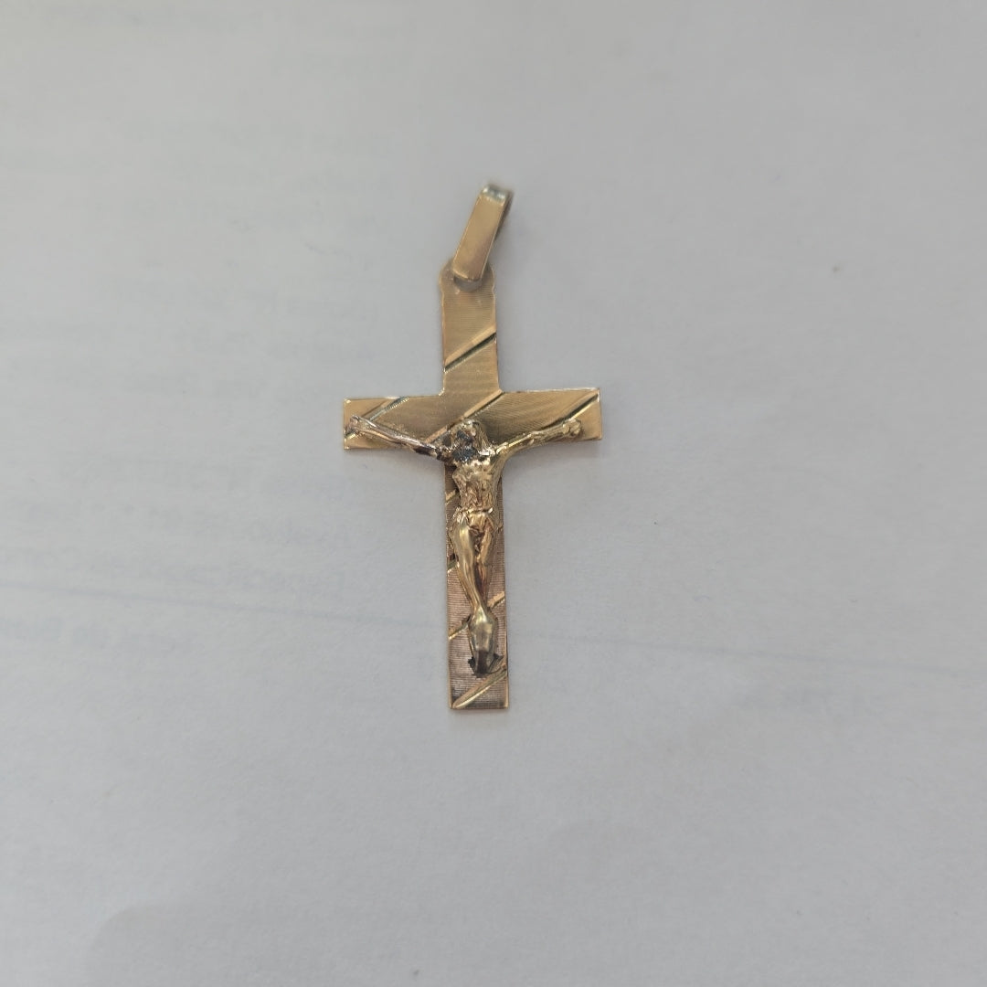CRUCIFIJO ORO 10 K 1.5 GRMS (SEMINUEVO)