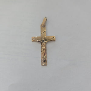 CRUCIFIJO ORO 10 K 1.5 GRMS (SEMINUEVO)