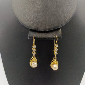 ARETES PAR ORO 10 K 5.1 GRMS (SEMINUEVO)