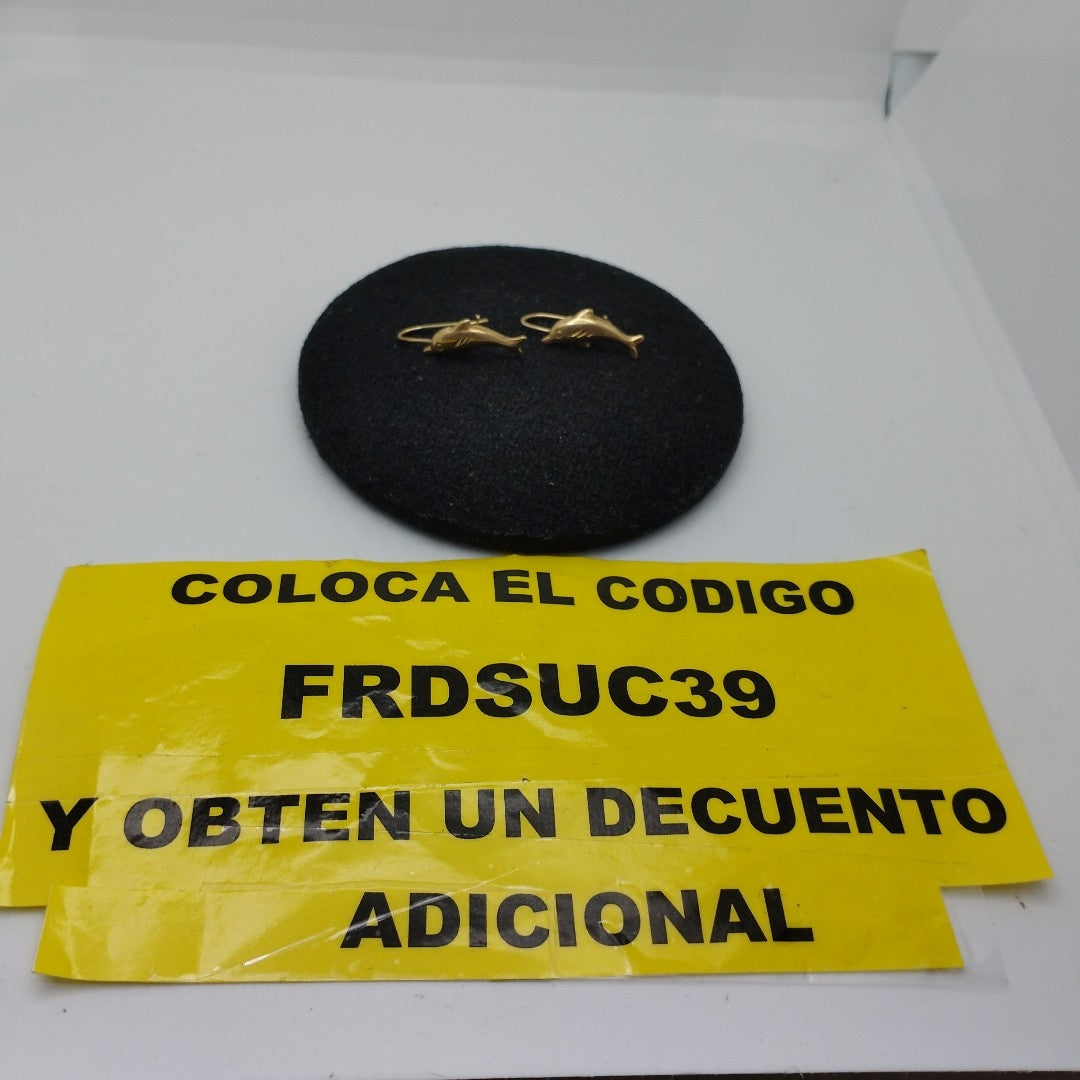 ARETES PAR ORO 10 K 1.2 GRMS (SEMINUEVO)