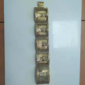 PULSERA RIGIDA ORO 10 K 87.6 GRMS (SEMINUEVO)