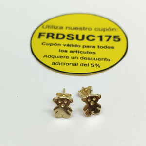 BROQUELES ORO 14K 1 (NUEVO)