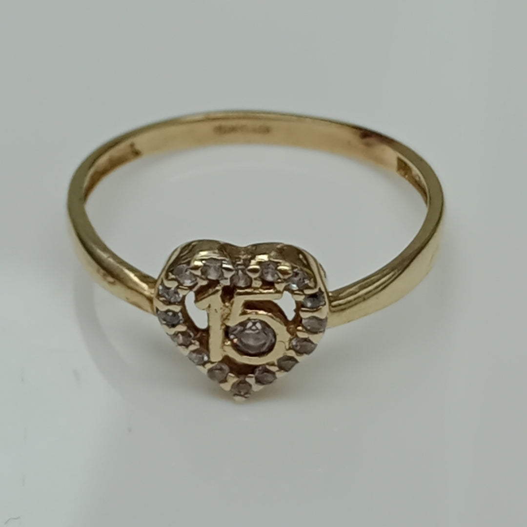 ANILLO ORO 10 K 1,70 GRMS (SEMINUEVO)