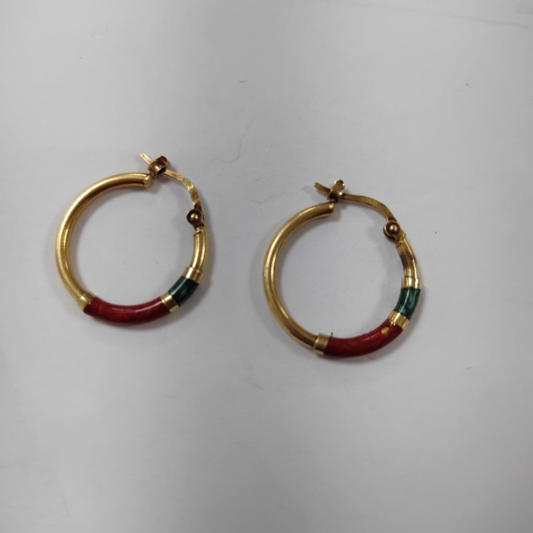 ARETES PAR ORO 14 K 2.1 GRMS (SEMINUEVO)