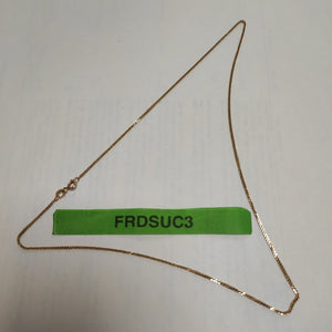CADENA ORO 14 K 2,10 GRMS (SEMINUEVO)