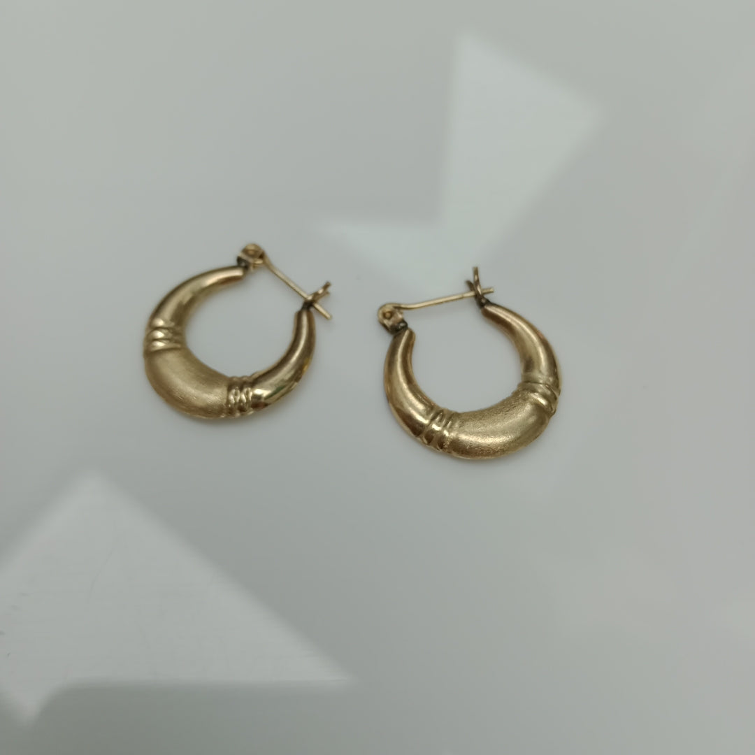 ARRACADAS PAR ORO 10 K 1.6 GRMS (SEMINUEVO)