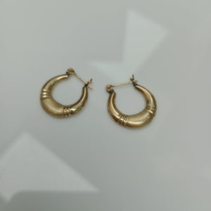 ARRACADAS PAR ORO 10 K 1.6 GRMS (SEMINUEVO)