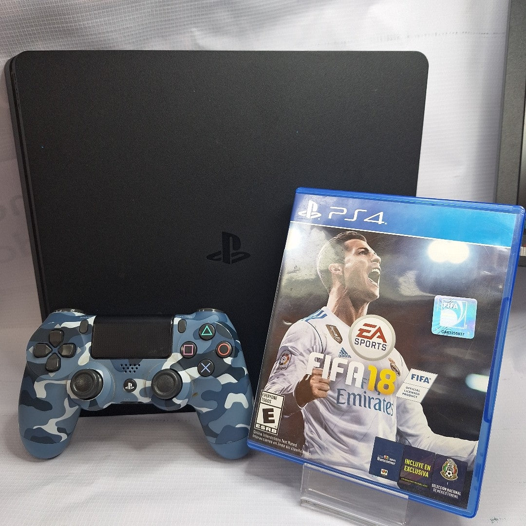CONSOLA DE VIDEOJUEGO SONY PS4 SLIM 1 TB (SEMINUEVO)