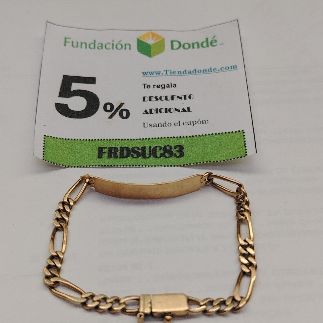 ESCLAVA ORO 14 K 6.5 GRMS (SEMINUEVO)
